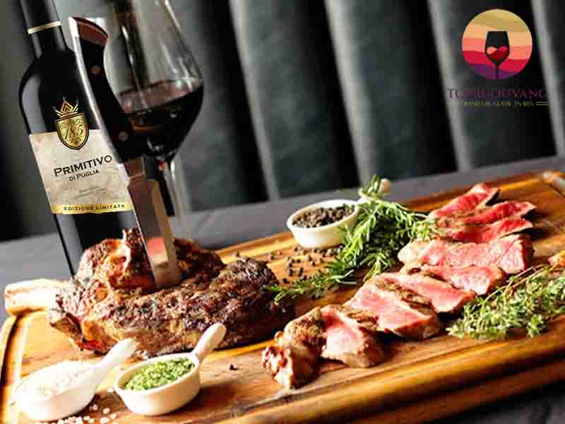 rượu vang 185 Primitivo di Puglia nhập khẩu chính hãng