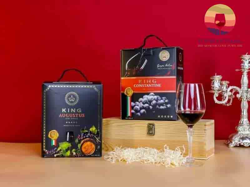 Rượu vang Ý King Augustus Semi Dolce