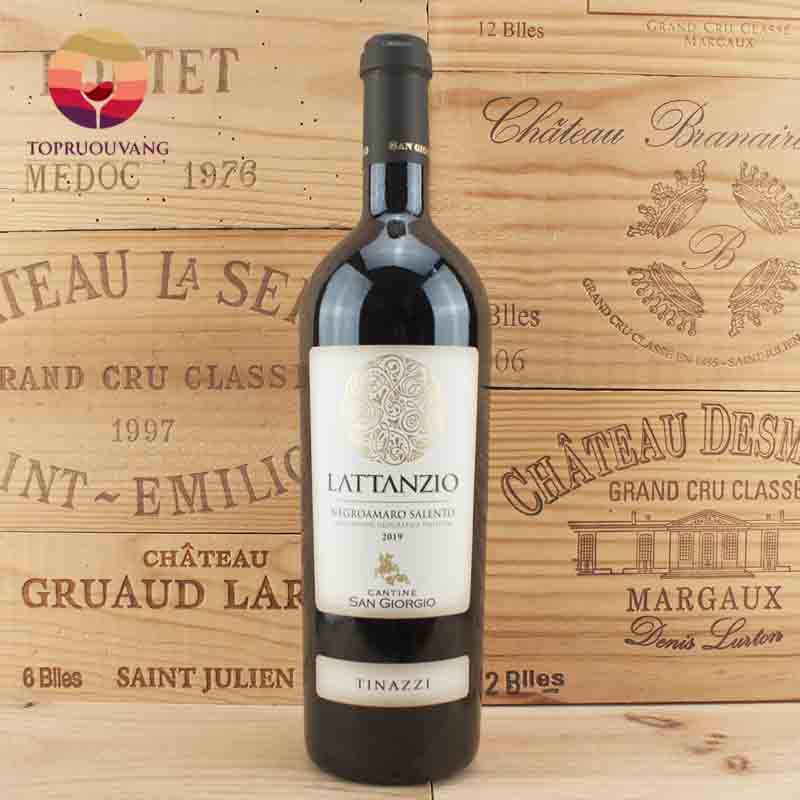 rượu vang Lattanzio Negroamaro Salento nhập khẩu chính hãng