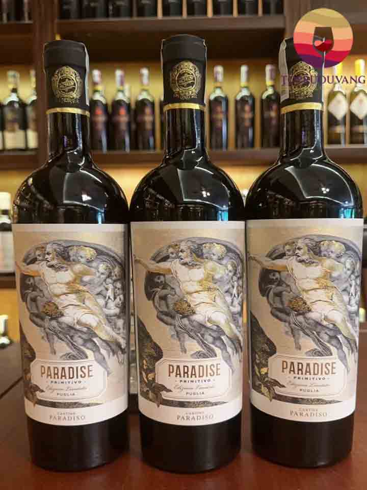 rượu vang Paradise Primitivo Limited Edition nhập khẩu chính hãng