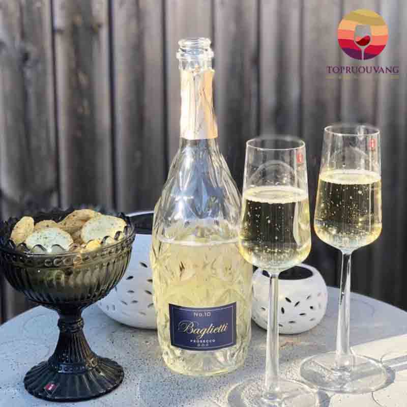 Rượu vang Ý Prosecco No 10 Sparkling
