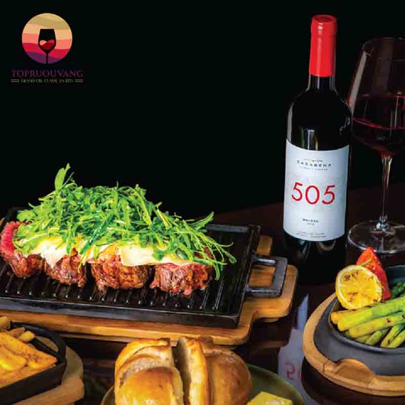 Rượu vang Argentina Casarena 505 Malbec