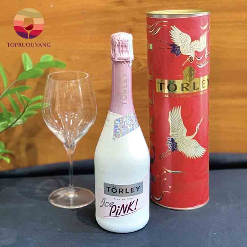 vang nổ Hungary Torley Ice Pink Sparkling Wine nhập khẩu chính hãng