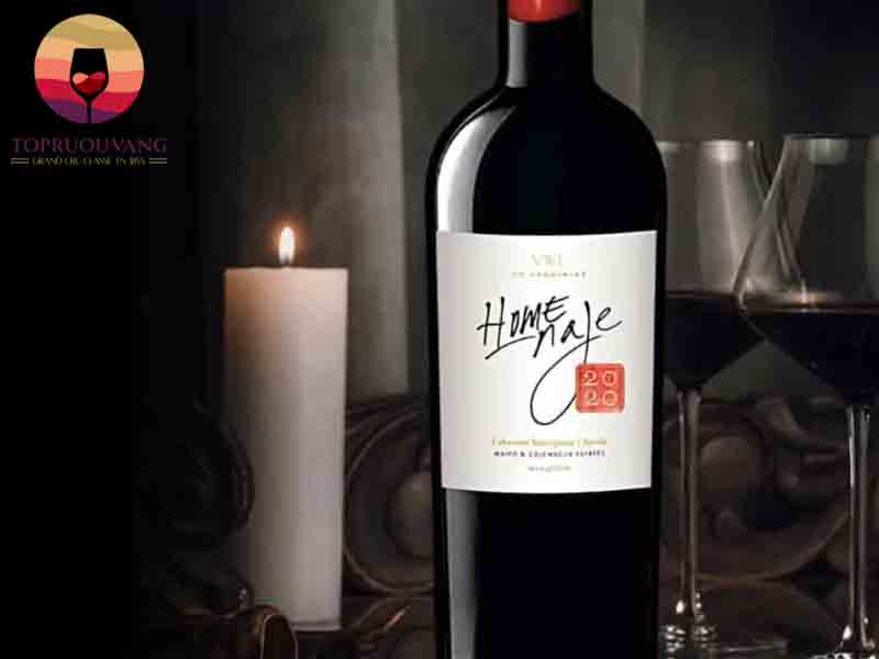 Rượu vang Chile Homenaje Cabernet Sauvignon Syrah