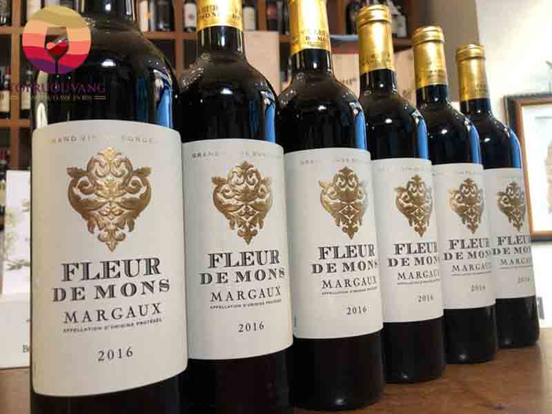vang pháp Fleur De Mons Margaux nhập khẩu chính hãng