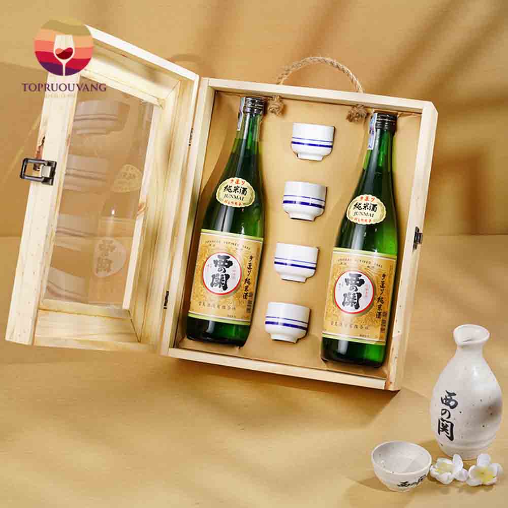 Rượu Sake Nishinoseki Junmaishu
