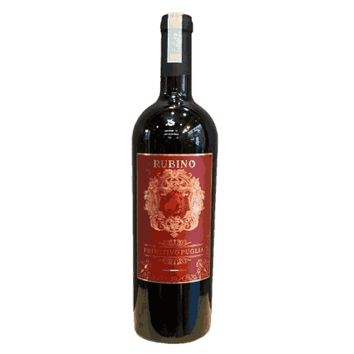 Rượu vang Ý Rubino Primitivo Puglia