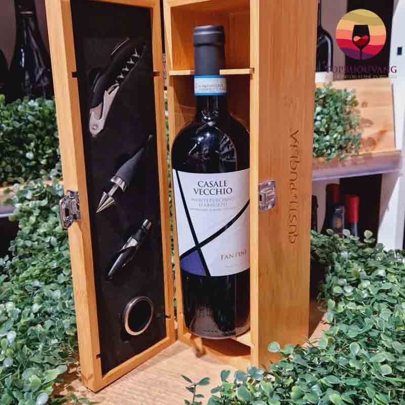Rượu vang Ý Casale Vecchio Montepulciano D’ Abruzzo DOC 14,5%