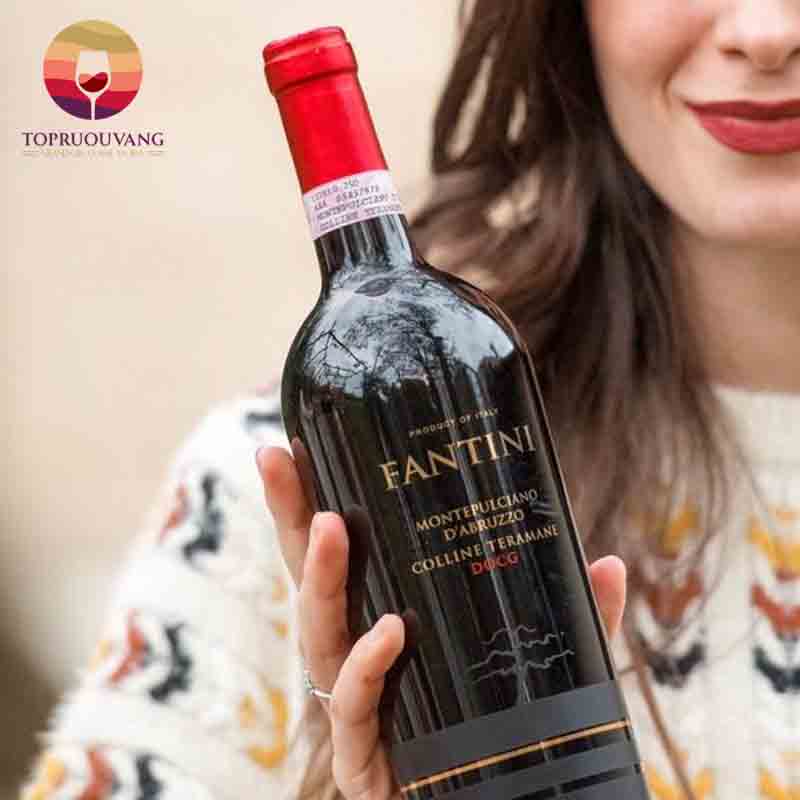 Rượu vang Ý Fantini Montepulciano D’ Abruzzo Colline Teramane DOCG 14,5%