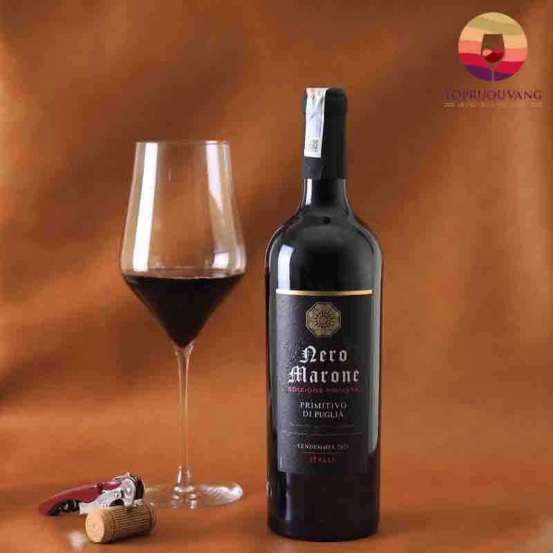 Rượu vang Ý Nero Marone Primitivo Di Salento IGP