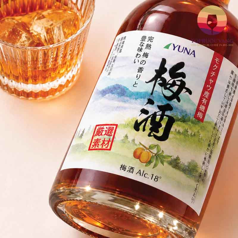 Rượu Mơ Yuna Plum Wine 18% vol Chai 500ml